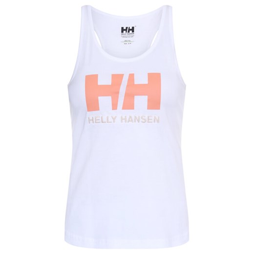 Helly Hansen Top Logo Singlet 33838 Biały Regular Fit Helly Hansen L promocja MODIVO