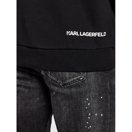 KARL LAGERFELD Bluza 705007 512913 Czarny Relaxed Fit Karl Lagerfeld S wyprzedaż MODIVO