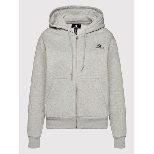 Converse Bluza Foundation 10020862-A03 Szary Regular Fit Converse S promocyjna cena MODIVO