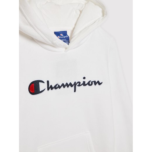Champion Bluza Script Logo Script Logo Biały Regular Fit Champion S MODIVO