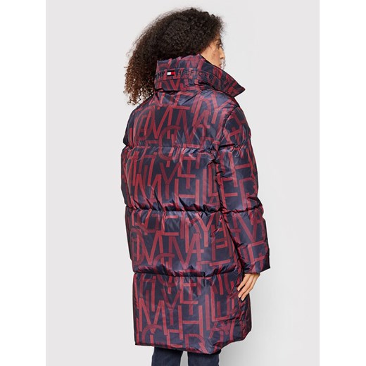 Tommy Hilfiger Kurtka puchowa Spell Out WW0WW32195 Granatowy Regular Fit Tommy Hilfiger M promocja MODIVO