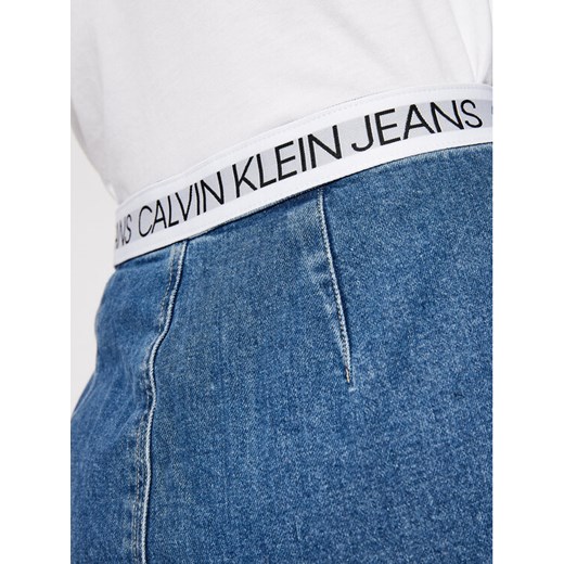 Calvin Klein Jeans Spódnica jeansowa J20J214579 Granatowy Slim Fit 29 okazja MODIVO