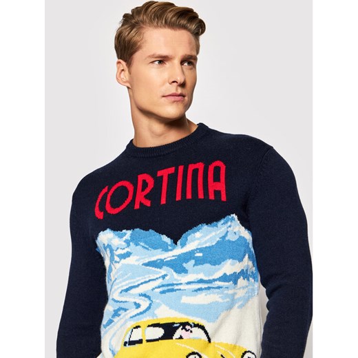 MC2 Saint Barth Sweter Heron HER0011 MNTC61 Kolorowy Regular Fit Mc2 Saint Barth M wyprzedaż MODIVO