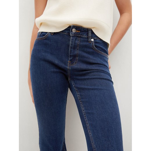Mango Jeansy Flare 27011121 Granatowy Regular Fit Mango 38 MODIVO