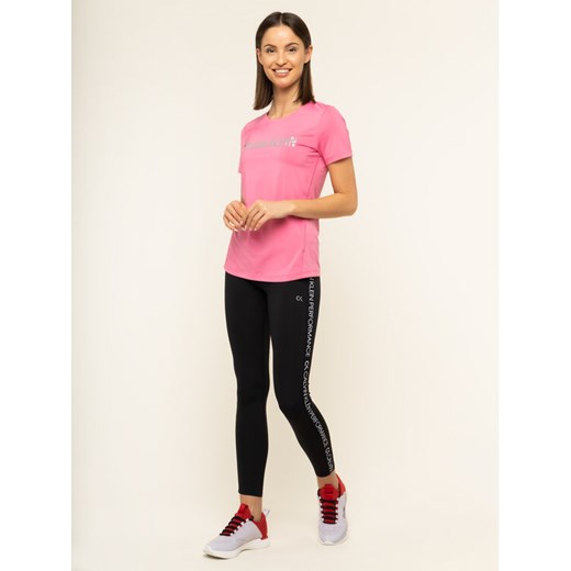 Calvin Klein Performance T-Shirt 00GWS9K157 Różowy Regular Fit L wyprzedaż MODIVO