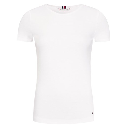 Tommy Hilfiger T-Shirt Essential WW0WW25268 Biały Skinny Fit Tommy Hilfiger XXL MODIVO wyprzedaż