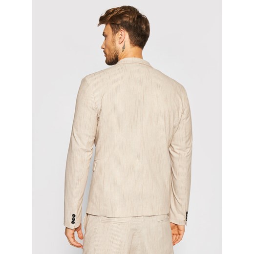 Imperial Marynarka JZ0TBME Beżowy Slim Fit Imperial XXL wyprzedaż MODIVO