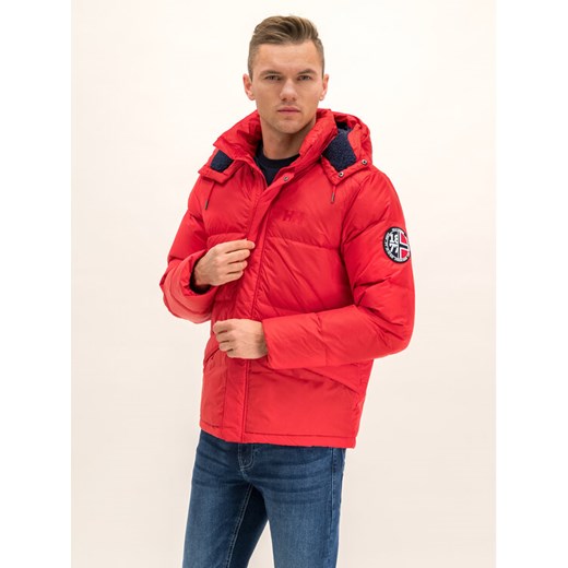 Helly Hansen Kurtka puchowa Boyne 53334 Czerwony Regular Fit Helly Hansen S wyprzedaż MODIVO