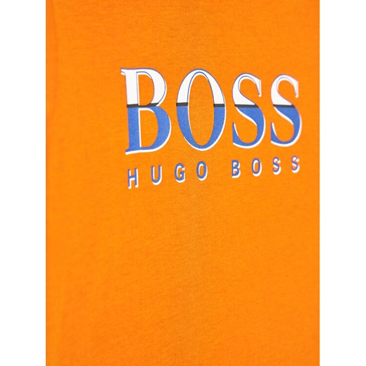 Boss Bluzka J05871 S Pomarańczowy Regular Fit 2Y promocyjna cena MODIVO