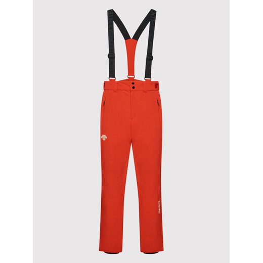 Descente Spodnie narciarskie Swiss DWMSGD40 Czerwony Tailored Fit Descente 50R wyprzedaż MODIVO