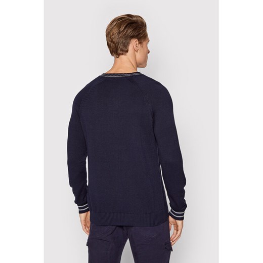 Guess Sweter M2RR01 Z2UZ1 Granatowy Regular Fit Guess M MODIVO
