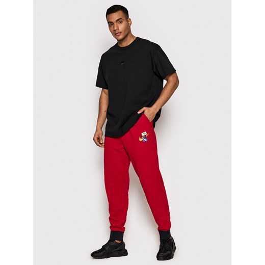 Nike Spodnie dresowe Jordan JumpMan DH7724 Czerwony Regular Fit Nike S MODIVO