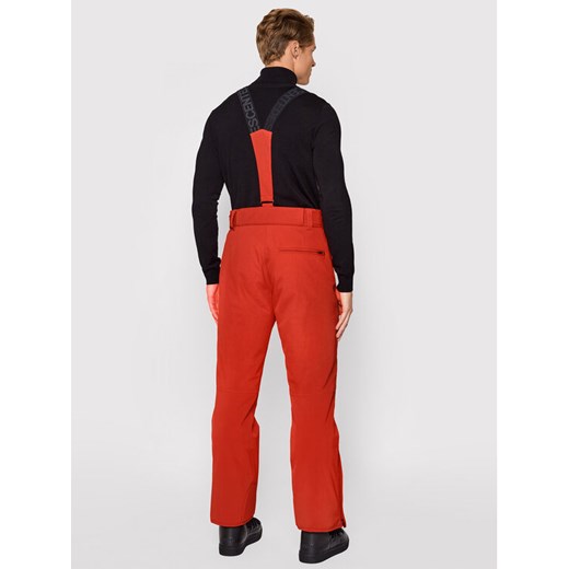Descente Spodnie narciarskie Swiss DWMSGD40 Czerwony Tailored Fit Descente 50R okazja MODIVO