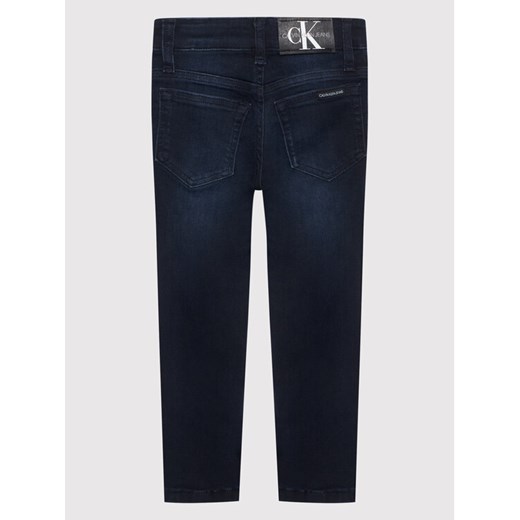 Calvin Klein Jeans Jeansy IB0IB01032 Granatowy Slim Fit 10Y promocja MODIVO