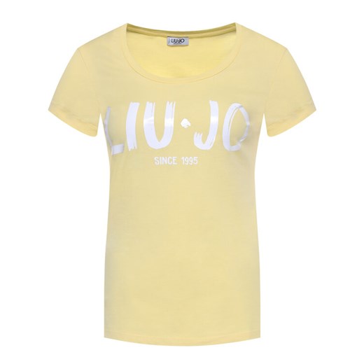 Liu Jo T-Shirt FA0280 J5703 Żółty Regular Fit Liu Jo XS wyprzedaż MODIVO