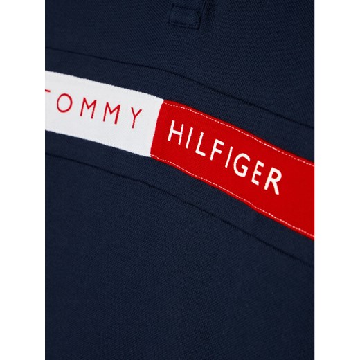 Tommy Hilfiger Polo Flag KB0KB06535 Granatowy Regular Fit Tommy Hilfiger 10Y okazyjna cena MODIVO