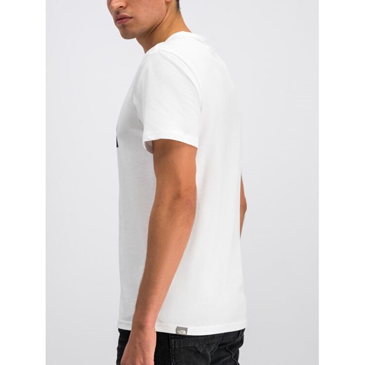 The North Face T-Shirt Easy NF0A2TX3 Biały Regular Fit The North Face M MODIVO