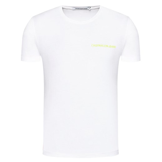 Calvin Klein Jeans T-Shirt Institutional J30J307852 Biały Regular Fit XL MODIVO okazja