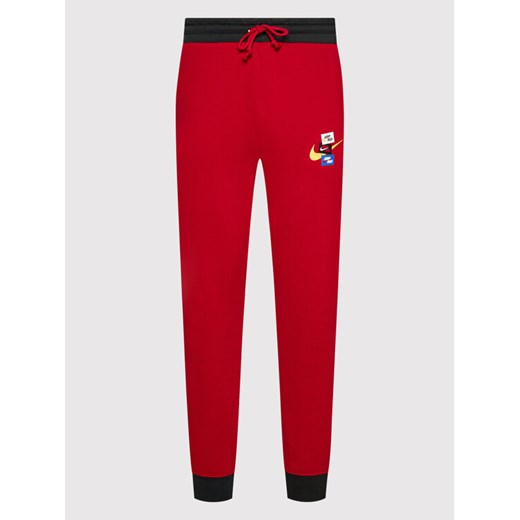 Nike Spodnie dresowe Jordan JumpMan DH7724 Czerwony Regular Fit Nike S MODIVO