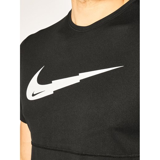 Nike Koszulka techniczna Breathe Run Ss Wr Po Gx CJ5386 Czarny Standard Fit Nike S MODIVO
