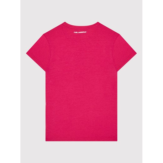 KARL LAGERFELD T-Shirt Z15353 D Różowy Regular Fit Karl Lagerfeld 16Y MODIVO