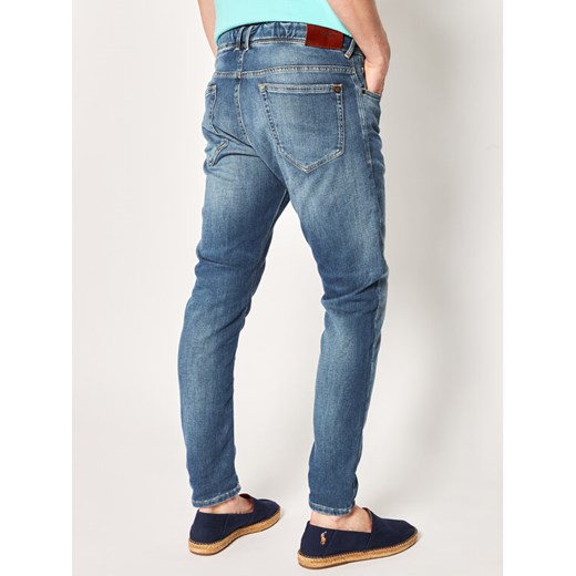 Pepe Jeans Jeansy Johnson PM204385 Granatowy Relaxed Fit Pepe Jeans 34_34 wyprzedaż MODIVO