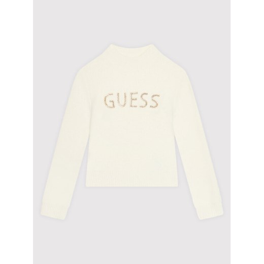 Guess Sweter J1BR01 Z2WS0 Biały Regular Fit Guess 8Y MODIVO promocja