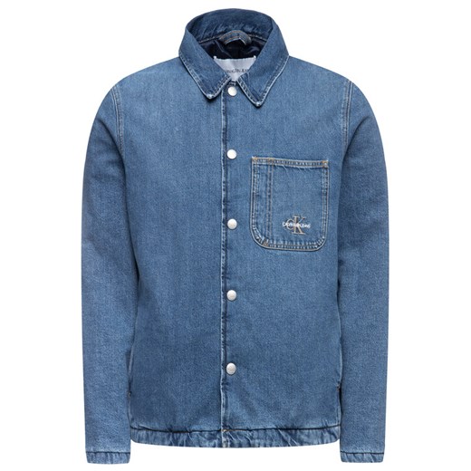 Calvin Klein Jeans Kurtka jeansowa Padded Denim Shirt J30J314386 Niebieski XL wyprzedaż MODIVO