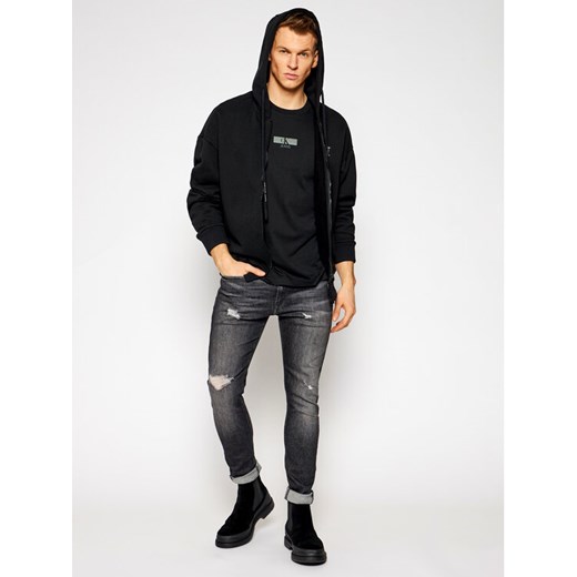 Calvin Klein Jeans T-Shirt J30J317492 Czarny Regular Fit XXL promocja MODIVO