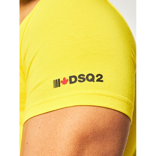 Dsquared2 Underwear T-Shirt D9M202990 Żółty Regular Fit XXL MODIVO okazja