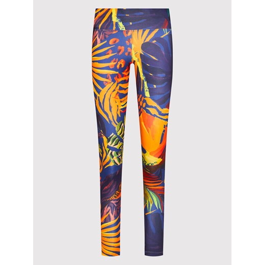Desigual Legginsy Voley 22SWKK05 Granatowy Slim Fit Desigual XXL MODIVO