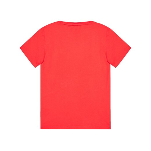 EA7 Emporio Armani T-Shirt 3KBT51 BJ02Z 1485 Czerwony Regular Fit 8Y okazyjna cena MODIVO