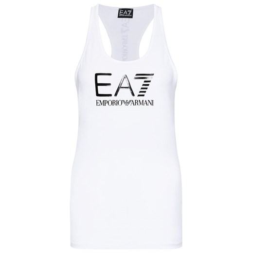 EA7 Emporio Armani Top 3KTH63 TJ12Z 1100 Biały Regular Fit XL wyprzedaż MODIVO