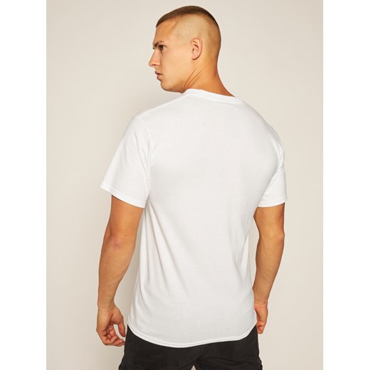 HUF T-Shirt Voyeur Logo TS01175 Biały Regular Fit Huf S promocja MODIVO