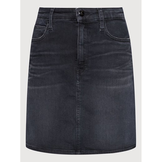 Calvin Klein Jeans Spódnica jeansowa J20J217107 Czarny Slim Fit 31 okazja MODIVO