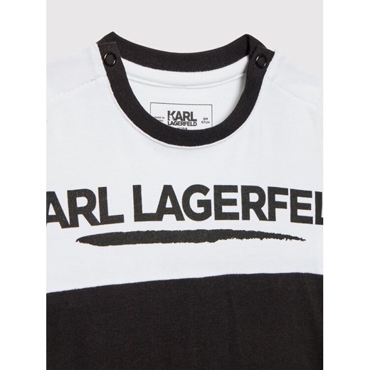 KARL LAGERFELD Body dziecięce Z94062 Czarny Regular Fit Karl Lagerfeld 18M MODIVO