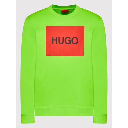 Hugo Bluza Duragol 50463314 Zielony Regular Fit XL wyprzedaż MODIVO