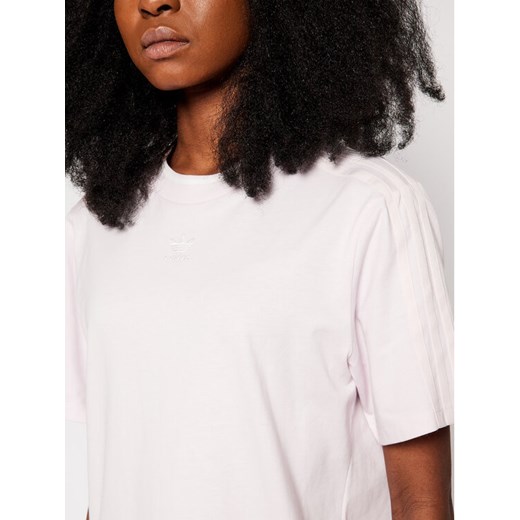 adidas Sukienka codzienna Tennis Luxe Tee H56459 Różowy Relaxed Fit 36 promocyjna cena MODIVO