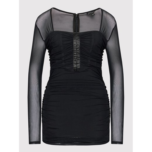 Guess Sukienka koktajlowa W1RK16 KA4L0 Czarny Slim Fit Guess XS MODIVO