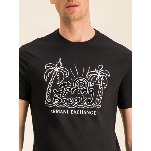 Armani Exchange T-Shirt 3HZTBE ZJA5Z 1200 Czarny Regular Fit Armani Exchange L okazja MODIVO