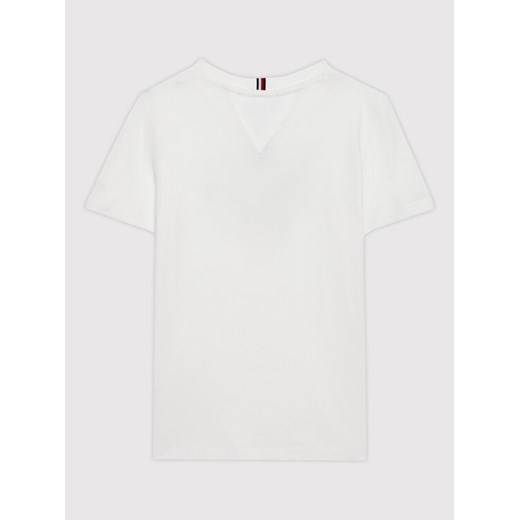 Tommy Hilfiger T-Shirt Th Logo KB0KB07012 M Biały Regular Fit Tommy Hilfiger 4Y wyprzedaż MODIVO