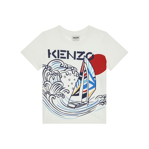 Kenzo Kids T-Shirt K25098 S Biały Regular Fit Kenzo Kids 12Y okazja MODIVO