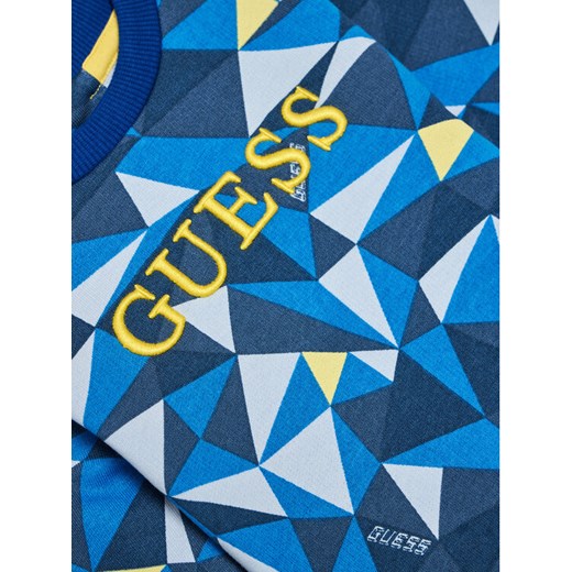 Guess Bluza N1BQ00 KAD70 Niebieski Regular Fit Guess 6Y wyprzedaż MODIVO