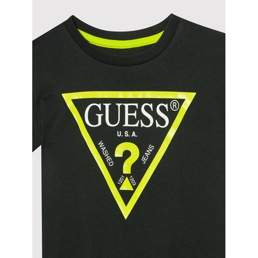 Guess T-Shirt N73I55 K8HM0 Czarny Regular Fit Guess 3Y MODIVO