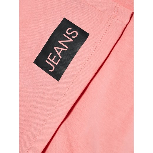 Calvin Klein Jeans T-Shirt Institutional Logo IG0IG01064 Różowy Boxy Fit 4Y promocja MODIVO