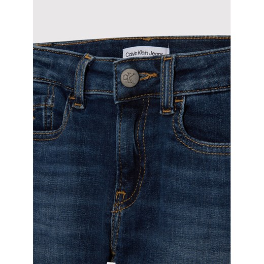 Calvin Klein Jeans Jeansy Ess IB0IB01073 Granatowy Skinny Fit 16 MODIVO promocyjna cena