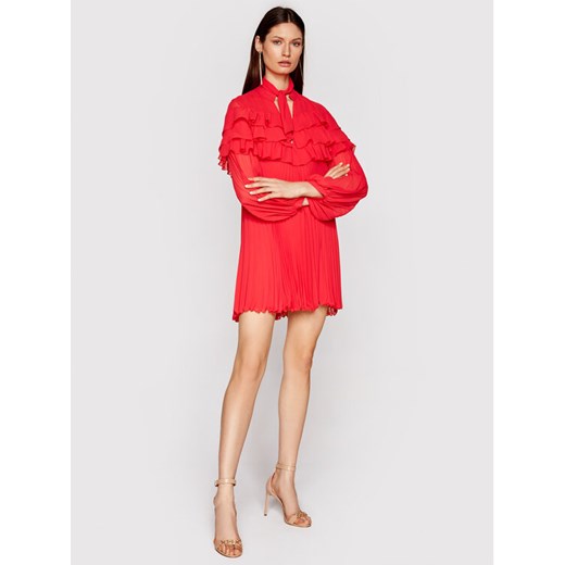 Babylon Sukienka koktajlowa N_E00724 Czerwony Regular Fit L promocja MODIVO