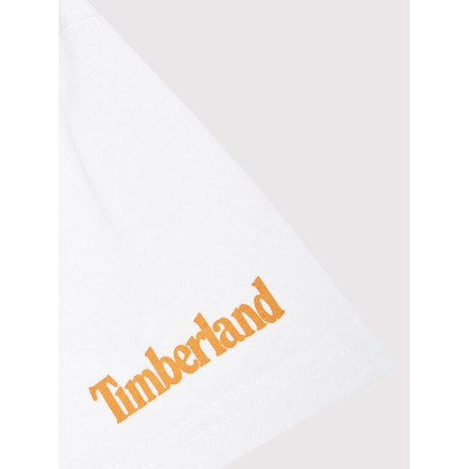 Timberland T-Shirt T25S74 D Biały Regular Fit Timberland 16Y wyprzedaż MODIVO