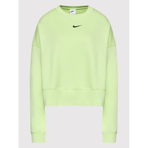 Nike Bluza Sportswear Collection Essentials DJ7665 Zielony Oversize Nike M MODIVO