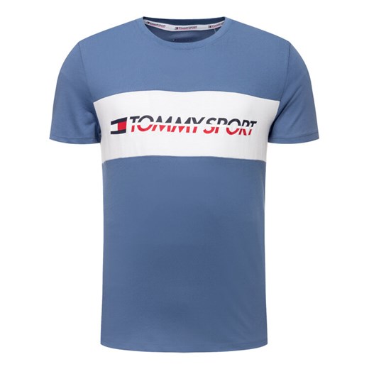 Tommy Sport T-Shirt Logo Driver S20S200486 Niebieski Regular Fit Tommy Sport L okazyjna cena MODIVO
